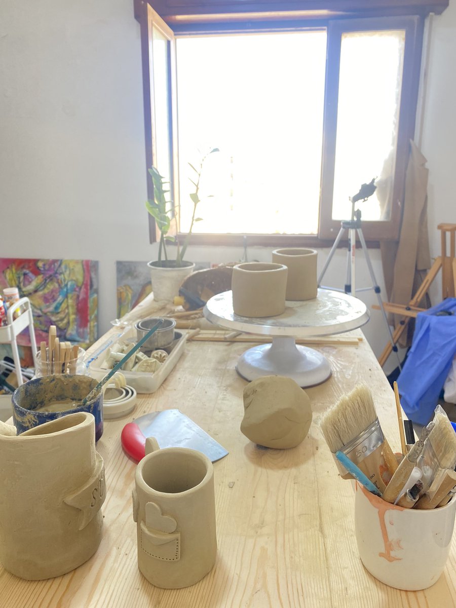 Marwa_toumim's tweet photo. First mug in my studio ✨
And ✨ new ART in progress….
#My studio #myMTgallery #pintingart #art #libyanartist #artlover #artgallery ✨ https://t.co/tIgAdcHaC7