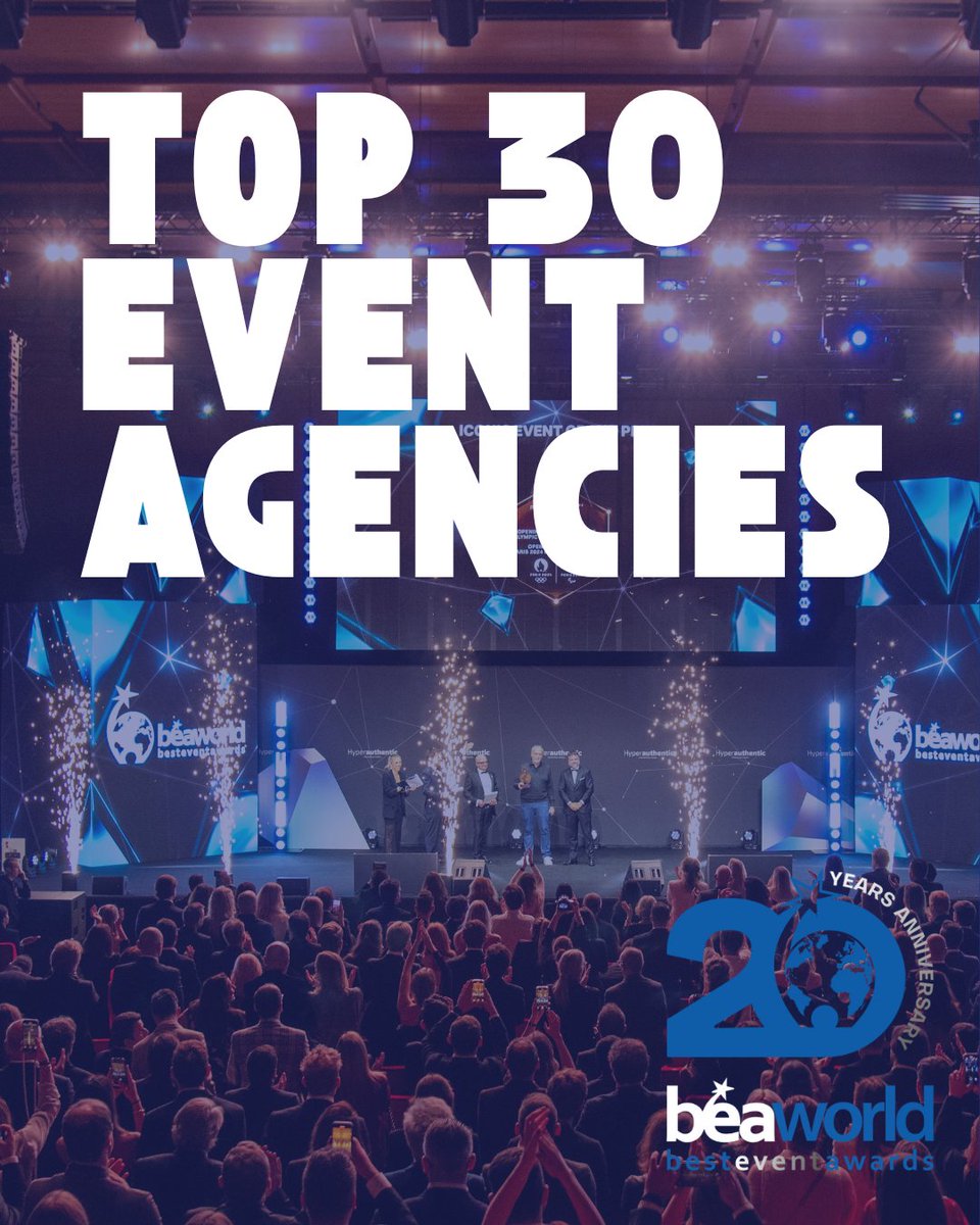 ega_worldwide's tweet image. We’re in the TOP 10! 🎉
We’re thrilled to share that #EGAWorldwide has earned a spot among the #Top10 event agencies in the world in the #BEAWorld Top 30 ranking! 🌍

A huge thank you to our amazing team and everyone who has supported us along the way.

@beaworldfestival #EGA