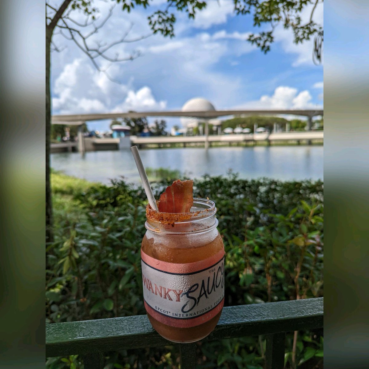 PodcastMenace's tweet photo. Take us back! Found the 'adult juice' section of Epcot. Sugar-laden, alcoholic fever dream. Pretty sure we saw a unicorn fart rainbows after drinking this. 10/10, would recommend (but maybe bring a designated driver... or a priest). #Epcot #Disney #Drunk #RainbowFarts #WorthIt https://t.co/yQtZvlA7sa