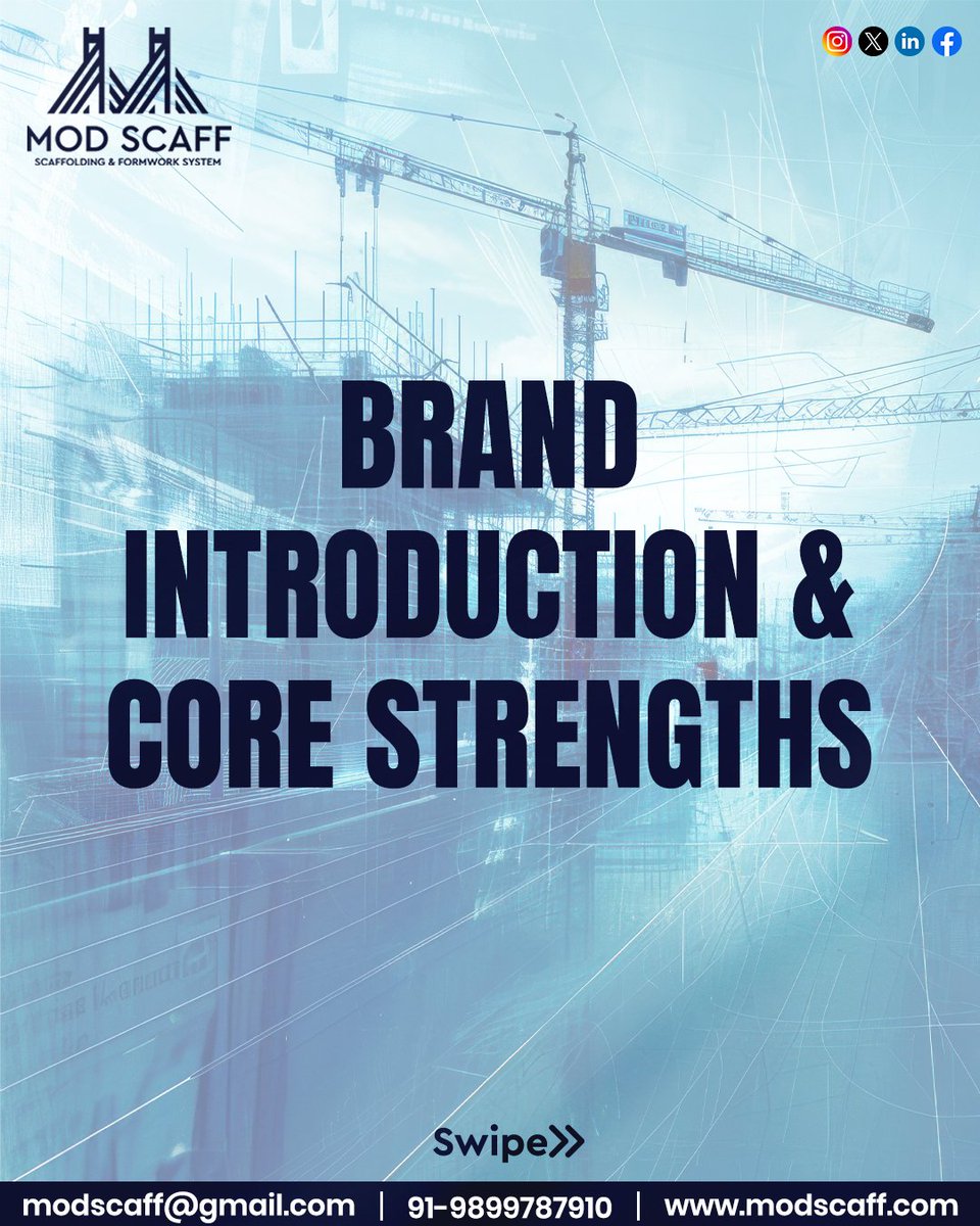 ModscaffIndia's tweet image. 🏗 Building the Future with Strength &amp;amp; Innovation! 🚀 

📱: 989 978 7910
🌐: modscaff.com (Link in Bio)

#ModScaff #ScaffoldingSolutions #FormworkExperts #BuildingTheFuture #ConstructionLife #InfrastructureGrowth #BridgeConstruction #TunnelEngineering #HighRiseProjects