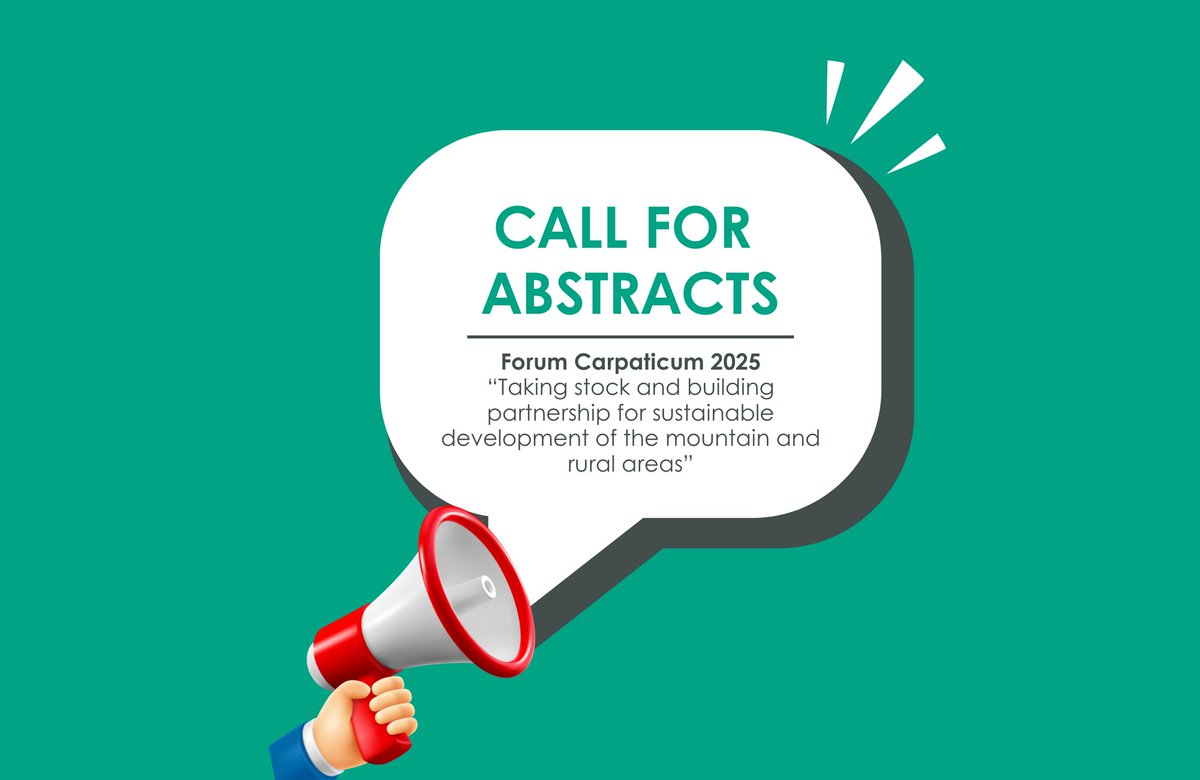 🚀 Call for abstracts: Forum Carpaticum 2025! Contribute to interdisciplinary research on the social, political, environmental &amp; economic challenges of rural and mountain regions
📅 Deadline: March 31, 2025
🔗 Info: serigo-project.eu/news/call-for-…

#ForumCarpaticum2025