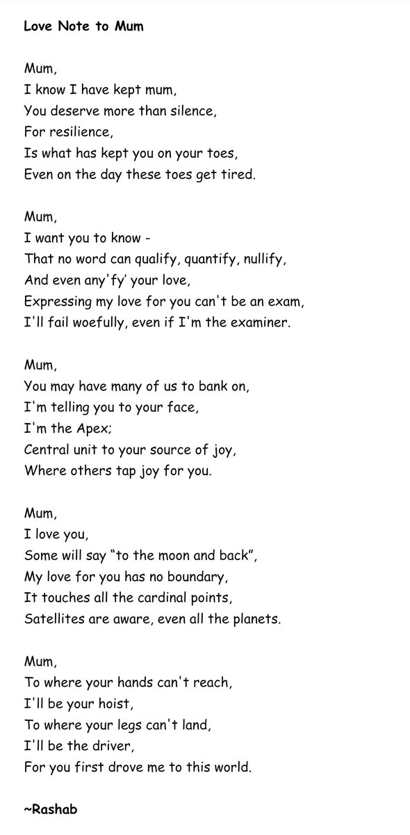 rasaqhabeeb01's tweet photo. Love Note to:
Mum Dad
#Fubara #Ireti #Nationwide https://t.co/OQzcw8Rw9g
