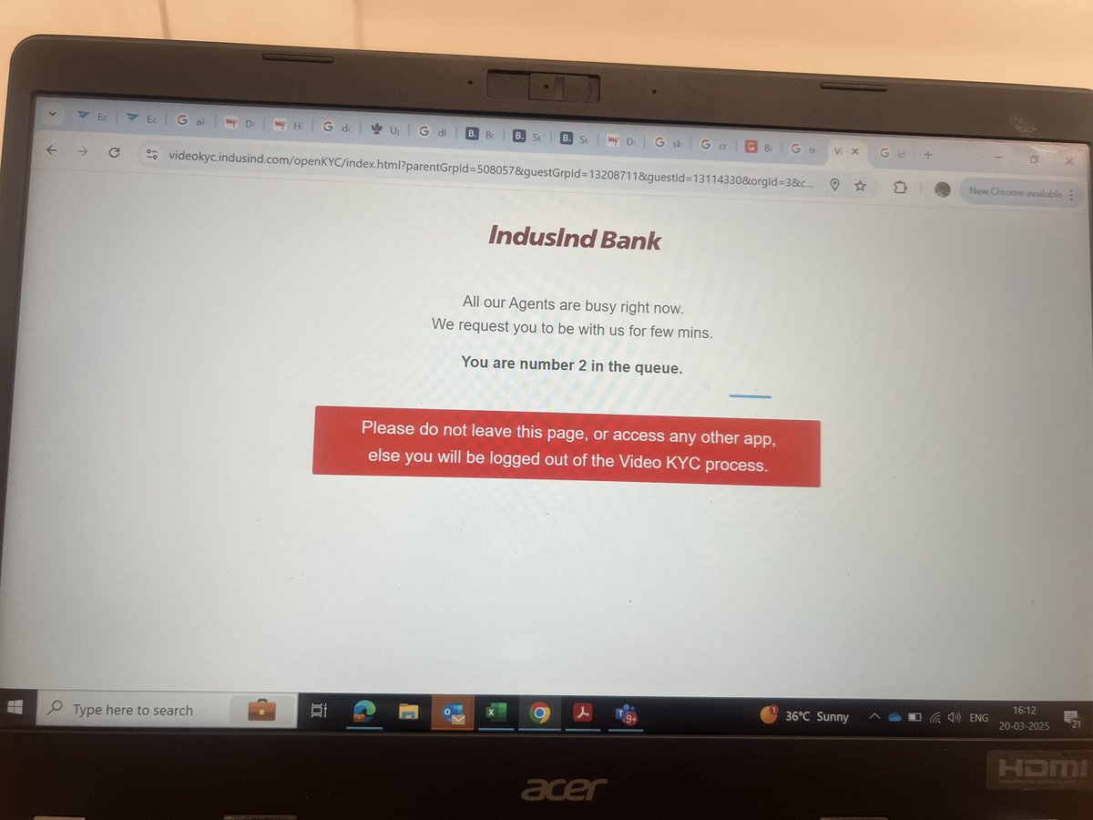 PraseedBanerjee's tweet photo. @MyIndusIndBank absolute nonsense, sheer waste of time, app doesn’t respond even after so long waiting https://t.co/DQw6sACObU