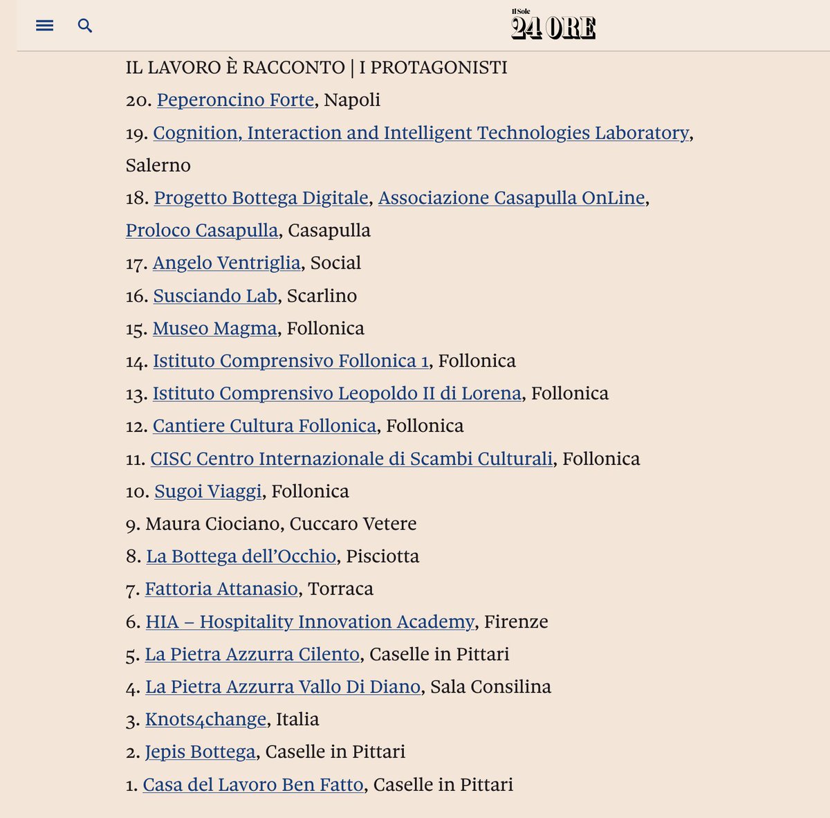 …ncenzomoretti.nova100.ilsole24ore.com/2025/02/02/lav…
Partecipa anche tu. Perché il lavoro è importante, vale. Perché siamo ciò che raccontiamo. Perché un mondo migliore ci vuole. 30 Aprile 2025. La Notte del Lavoro Narrato. 12° Edizione.
#lavoronarrato #lavorobenfatto #passaparola
