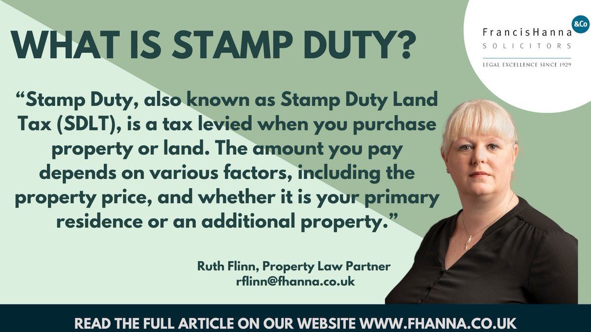 Francis Hanna & Co (@francishannaco) on Twitter photo For help with buying or selling your home, contact our Property Law Partner Ruth Flinn on rflinn@fhanna.co.uk or by calling 028 9024 3901
Read the full article at the link below;
fhanna.co.uk/news-&-article…
#NIPropertyLaw #HomeBuyingNI For help with buying or selling your home, contact our Property Law Partner Ruth Flinn on rflinn@fhanna.co.uk or by calling 028 9024 3901
Read the full article at the link below;
fhanna.co.uk/news-&-article…
#NIPropertyLaw #HomeBuyingNI