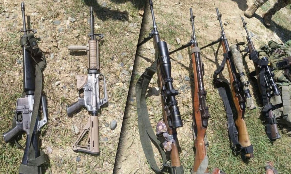 war_noir's tweet photo. #Philippines 🇵🇭: #AFP killed several #ISEAP (#ISIS - East Asia) militants and in Ampatuan, Maguindanao Del Norte.
As a result AFP captured an Elisco Tools M16A1 (Colt 613P) rifle, a customized Elisco M16A1 (Colt 653P) carbine and several M14 rifles.