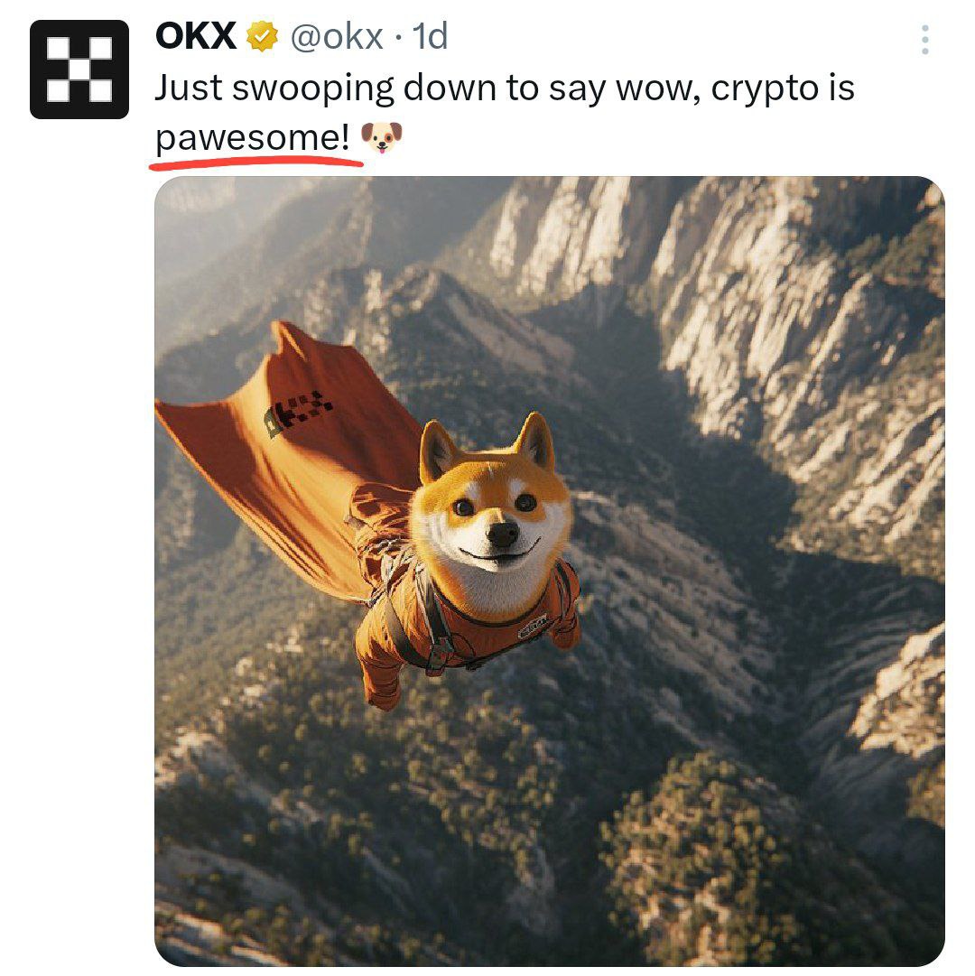 IITian_InCrypto's tweet image. After Binance, OKX also hinting about $PAWS listing 🚀🚀

#pawsAirdrop #pawsListing
