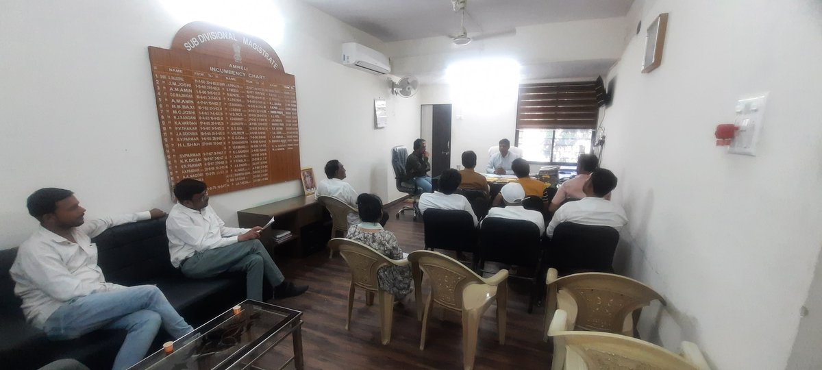 SDM Amreli and ERO 95-Amreli (@prant_amreli) on Twitter photo તા.૧૭/૦૩/૨૦૨૫ ના રોજ પ્રાંત કચેરી અમરેલી ખાતે પ્રાંત અધિકારીશ્રી અમરેલીના અધ્યક્ષ સ્થાને રાજકીય પક્ષો સાથે બેઠકનું આયોજન કરવામાં આવ્યુ. <a href="/ECISVEEP/">Election Commission of India</a> <a href="/AmreliSveep/">SVEEP (TIP) Amreli</a> <a href="/CollectorAmr/">Collector & DM Amreli</a> તા.૧૭/૦૩/૨૦૨૫ ના રોજ પ્રાંત કચેરી અમરેલી ખાતે પ્રાંત અધિકારીશ્રી અમરેલીના અધ્યક્ષ સ્થાને રાજકીય પક્ષો સાથે બેઠકનું આયોજન કરવામાં આવ્યુ. <a href="/ECISVEEP/">Election Commission of India</a> <a href="/AmreliSveep/">SVEEP (TIP) Amreli</a> <a href="/CollectorAmr/">Collector & DM Amreli</a>