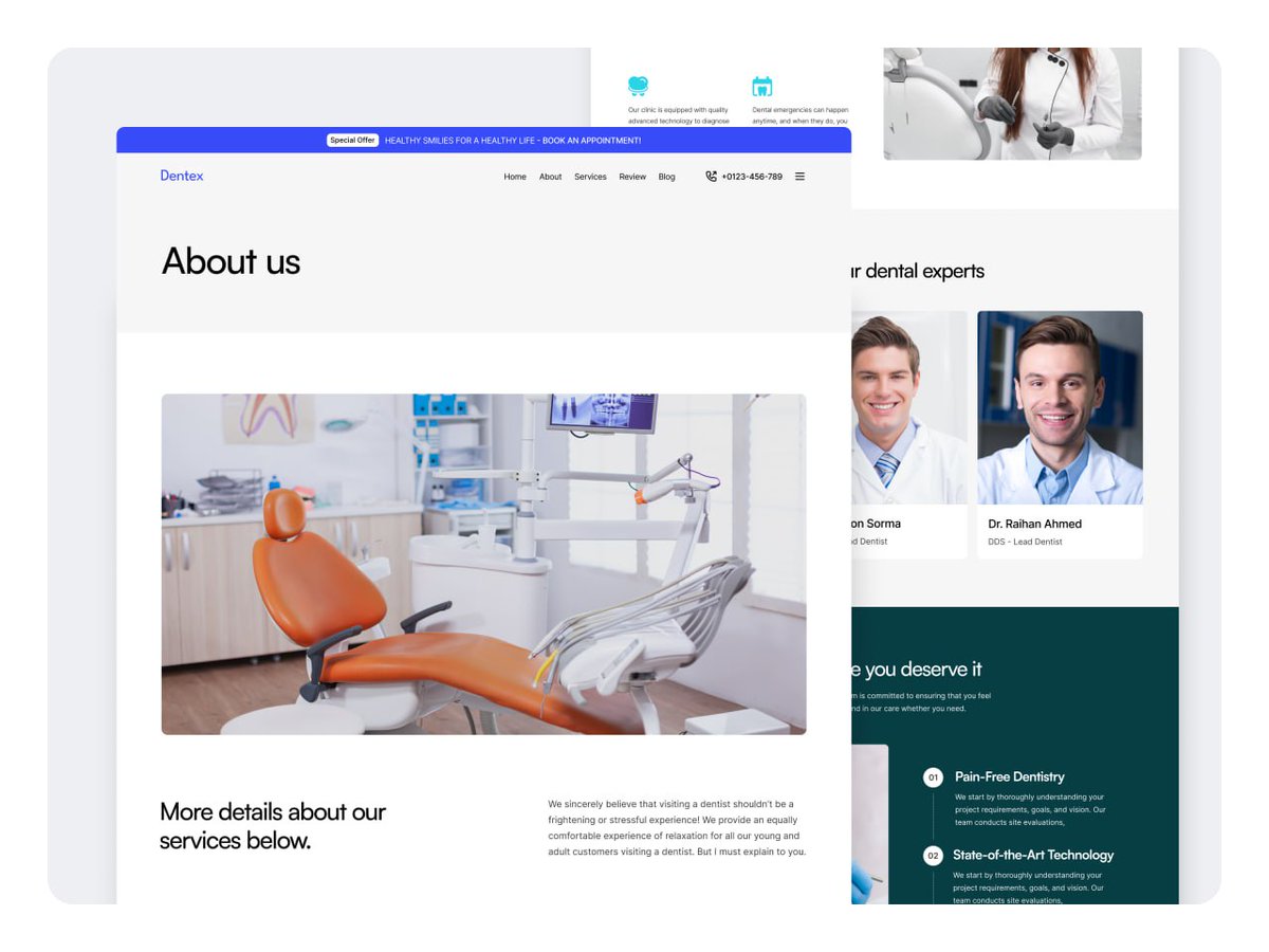 Webtemp_studio's tweet photo. 👉"Special Offer!"👈

"Free dental website design &amp; development. Customize as you like or let us handle it."☺️

🤝Grab it now!"🤝 👉Here is the link: https://t.co/ibA1xzVJNs

#framer #website #websitedesigningservices #design https://t.co/yJ2NuX9g59