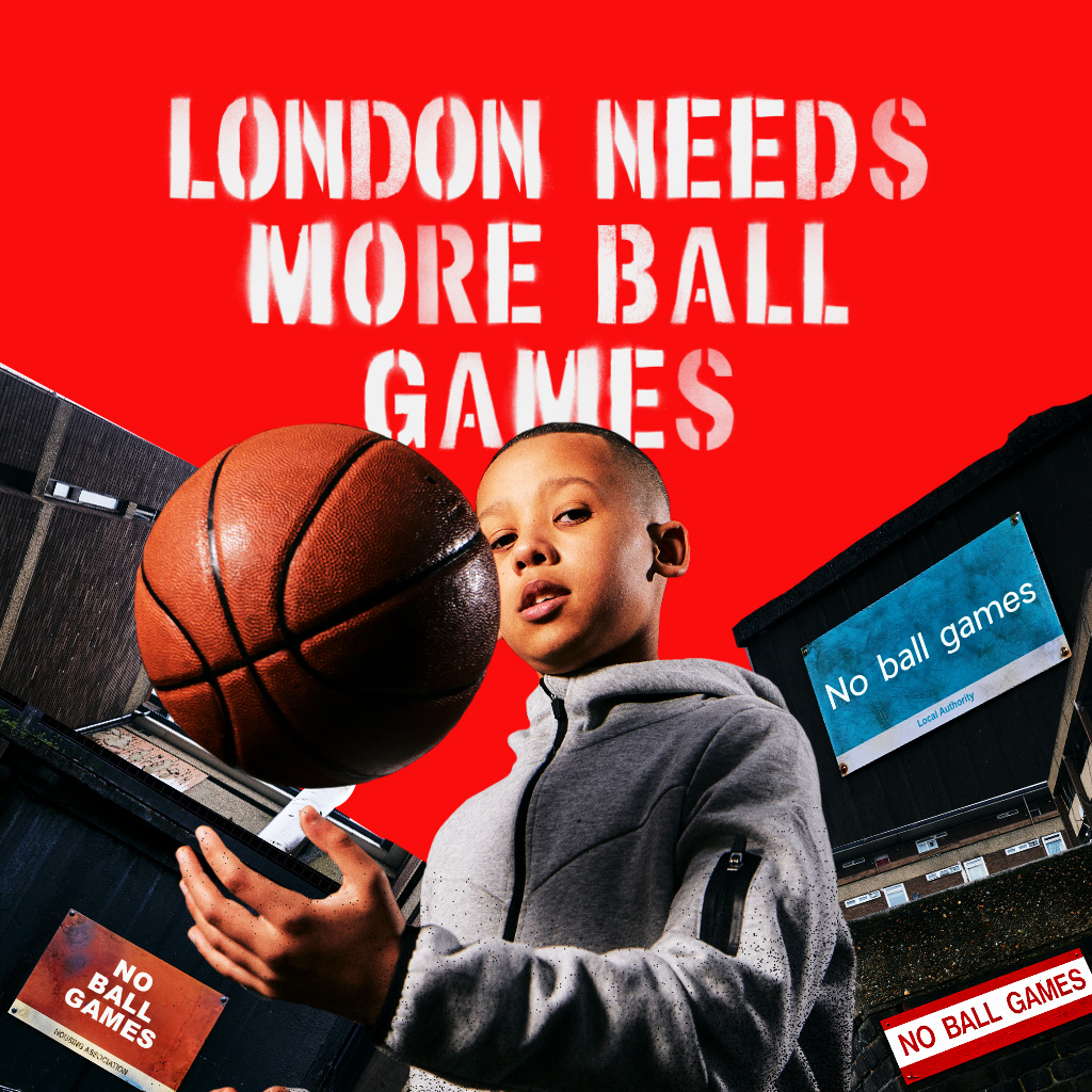 YouthSportTrust's tweet image. The game has changed! 🏀

For too long, ‘No Ball Games’ signs have stopped young people from playing. @LondonSport &amp;amp; London Lions are taking action—calling for these barriers to be removed so that children have more spaces to be active!

They&apos;ve launched #MoreBallGames with a…