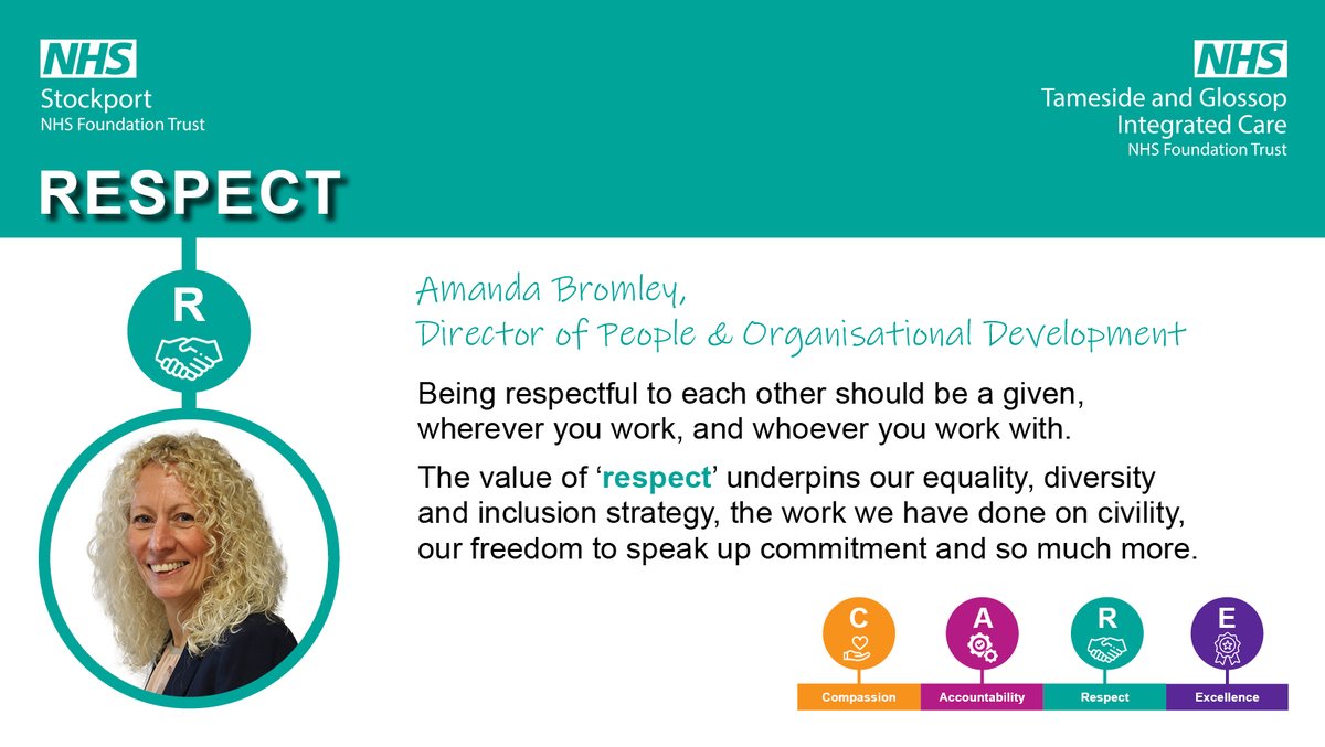 T&G Integrated Care (@tandgicft) on Twitter photo We've introduced a new set of values for our trust. Here’s our Director of People and Organisational Development, <a href="/BromleyAmanda/">Amanda Bromley (she/her) 🇺🇦</a> on 'respect' 💙 We've introduced a new set of values for our trust. Here’s our Director of People and Organisational Development, <a href="/BromleyAmanda/">Amanda Bromley (she/her) 🇺🇦</a> on 'respect' 💙