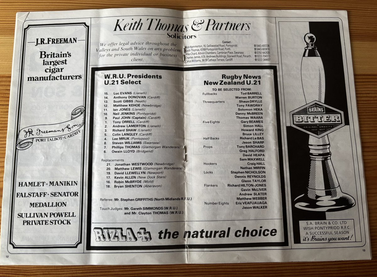 Rugby Memorabilia Society tweet media