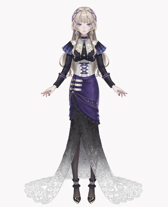 紫香るいさん(  )のデザインを担当させていただきました!どうぞよろしくお願いします 