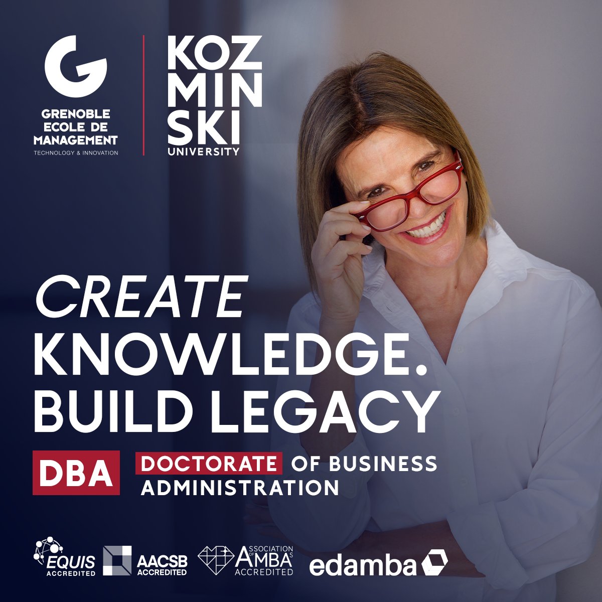 Kozminski University (@kozminskiuni) on Twitter photo A Game-Changing Partnership! Together with <a href="/Grenoble_EM/">Grenoble EM</a> we are launching a prestigious pathway for senior leaders within the globally recognized Doctoral of Business Administration #DBAProgram!
It combines #AcademicKnowledge with real-world #BusinessChallenges. A Game-Changing Partnership! Together with <a href="/Grenoble_EM/">Grenoble EM</a> we are launching a prestigious pathway for senior leaders within the globally recognized Doctoral of Business Administration #DBAProgram!
It combines #AcademicKnowledge with real-world #BusinessChallenges.