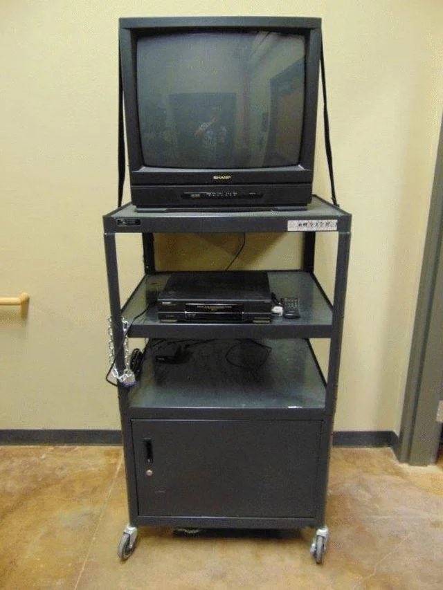 All the love — forever — to any teacher who wheeled this big boy into class on the first day of the NCAA tournament.
You are the teachers remembered the most.