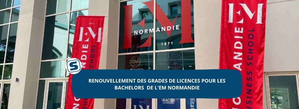 s_grandesecoles's tweet photo. 📚Renouvellement des grades de licences pour les bachelors de l’@EMNormandie. Plus d'infos ici 👉https://t.co/l1Jz8EoTd1 https://t.co/gIXxzccL7b