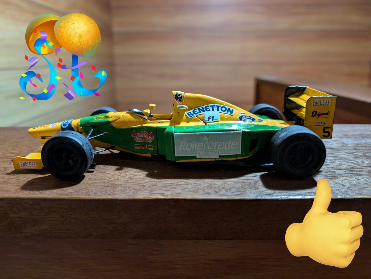 knightsavior009's tweet photo. お待たせしました❗️
ウェーブのベネトンB193Bフォード完成しました✨️🏎️✨️
スポンサーロゴはほとんどデカールが使えなかったので、サイドとベネトンロゴだけは直貼りです。
#プラモデル
#カーモデル
#ウェーブ
#WABE
#ハセガワ
#株式会社ハセガワ
#ユニオンセイバー
#ナイトセイバーのファクトリー https://t.co/Tn3BDb1Jey