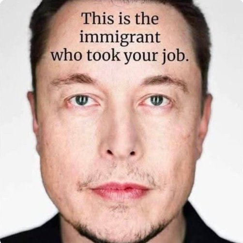 <a href="/elonmusk/">Elon Musk</a> South African immigrant says what?
FUCK DOGE