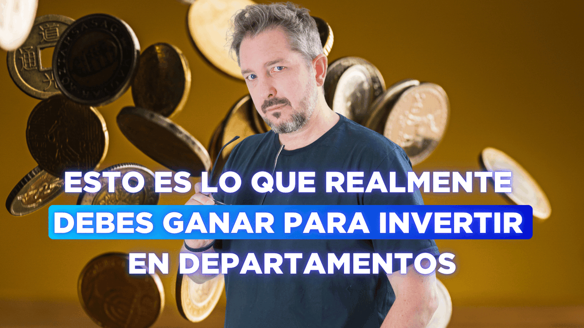 Si te interesa la inversión inmobiliaria pero te detiene el hecho de no saber cuánto debes realmente ganar para que te den el crédito hipotecario, no te pierdas nuestro live de hoy 👉youtube.com/live/bGnImH5QC…