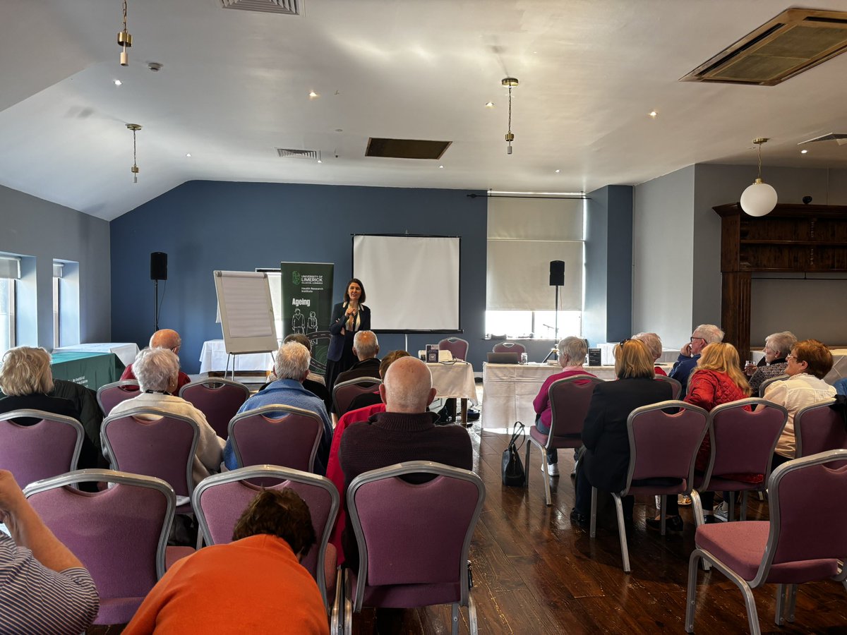 Health Research Institute (@hri_ul) on Twitter photo Today we are delighted to attended the 5th anniversary of <a href="/ARC_UL/">ARC: Ageing Research Centre University of Limerick</a> panel in the south court hotel.
This panel has voluntarily contributed to ageing research by participating in this panel.
#WhyWeDoResearch #AgeingResearch
<a href="/KatieRobinsonOT/">Katie Robinson</a> <a href="/galvin_rose/">Rose Galvin</a> #Community Today we are delighted to attended the 5th anniversary of <a href="/ARC_UL/">ARC: Ageing Research Centre University of Limerick</a> panel in the south court hotel.
This panel has voluntarily contributed to ageing research by participating in this panel.
#WhyWeDoResearch #AgeingResearch
<a href="/KatieRobinsonOT/">Katie Robinson</a> <a href="/galvin_rose/">Rose Galvin</a> #Community