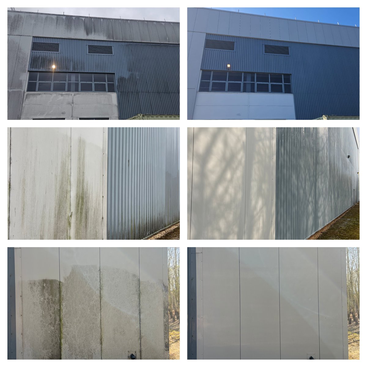 Take a look at some before &amp; after photos of a recent project team <a href="/See_Brilliance/">See Brilliance</a>  are working on. Specialist cleaning undertaken to the building's external cladding.