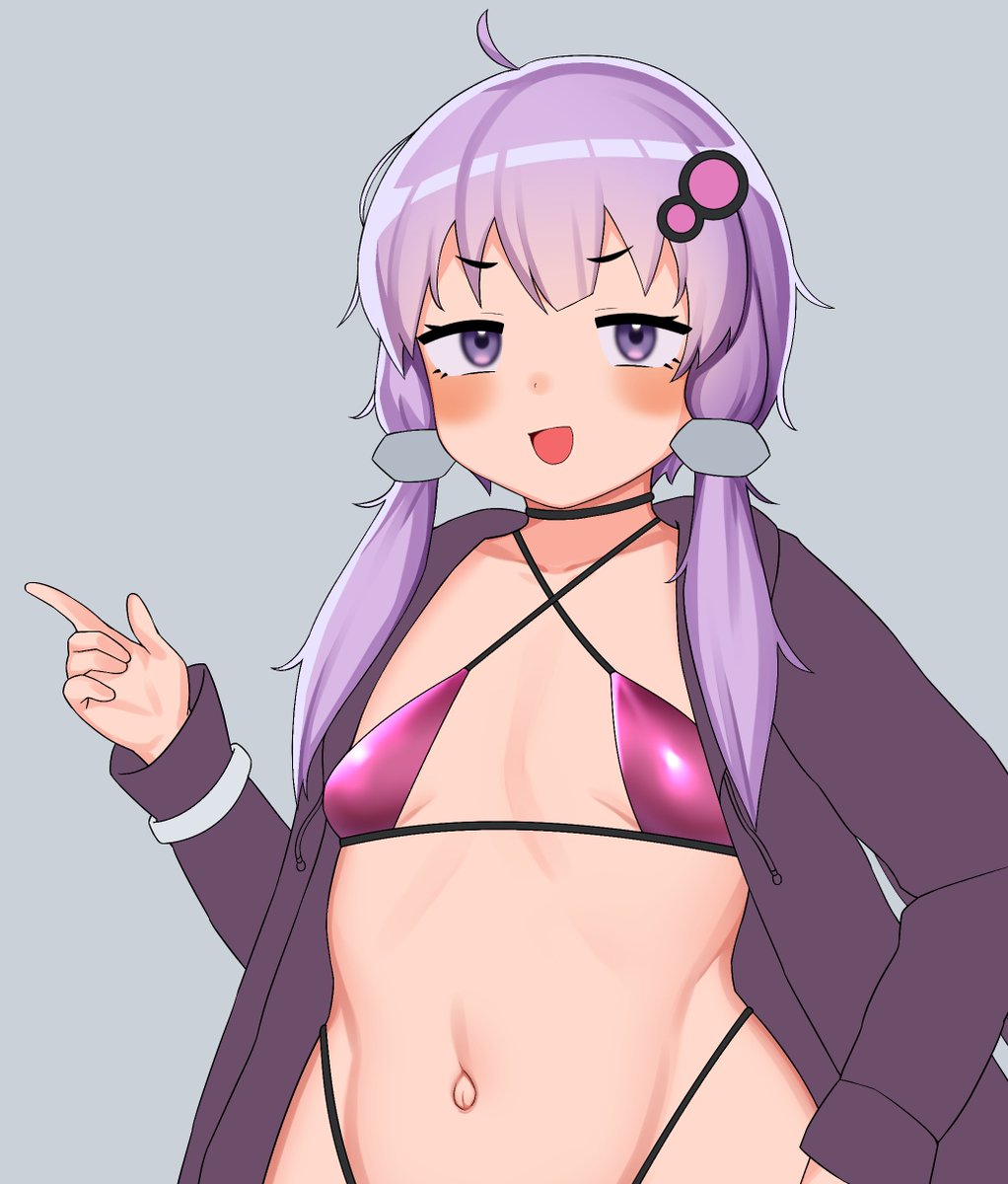 ゆかりさん進捗～(髪飾りオフにしてるの気になったから再 