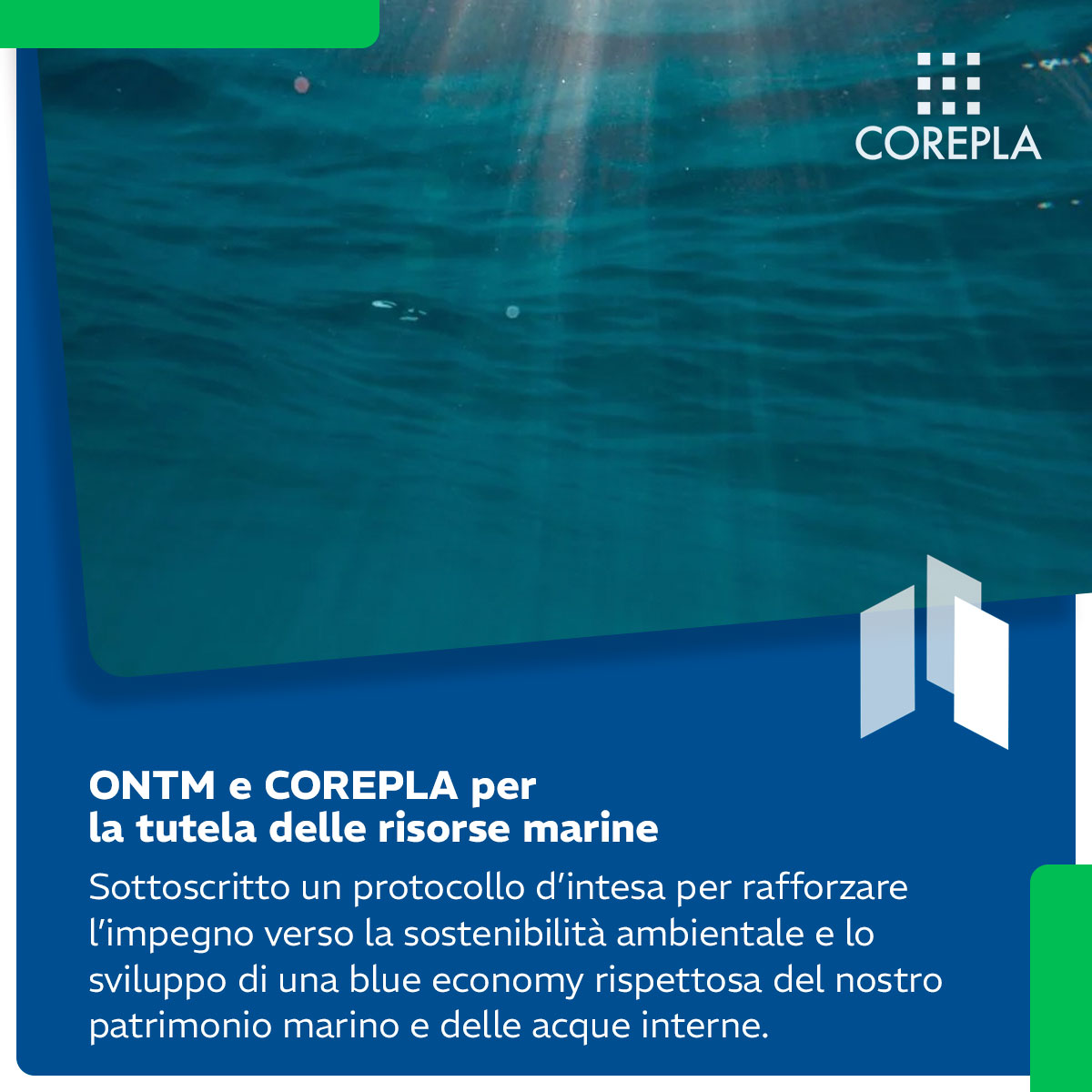 Corepla_Riciclo's tweet photo. 🌊 #COREPLA e #ONTM - Osservatorio Nazionale Tutela del Mare siglano un protocollo d’intesa per promuovere la #sostenibilità ambientale e lo sviluppo di una #BlueEconomy rispettosa del nostro patrimonio marino e degli ecosistemi acquatici.
La collaborazione prevede l’implementazione di progetti congiunti per ridurre l’impatto ambientale delle attività industriali e promuovere l’educazione ambientale nelle comunità costiere e fluviali, favorendo un uso responsabile dei materiali plastici e il loro #riciclo ♻️
Un esempio concreto di sinergia tra diversi attori del tessuto socio-economico che ha l’obiettivo di trasformare le sfide ambientali in opportunità di crescita e #innovazione, a favore di un’economia sempre più sostenibile e rispettosa dell’ambiente.
🔗https://t.co/k5xJ9T2usV