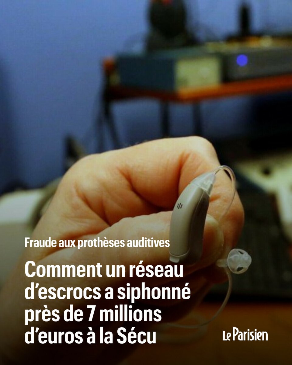 🔵 INFO LE PARISIEN |  Un réseau d'escrocs a siphonné près de 7 millions d'euros à la Sécu 

Fausses ordonnances, fausses factures, prothèses imaginaires, tout était virtuel dans cette arnaque. 

Tout, sauf le préjudice pour la CPAM

➡️ l.leparisien.fr/nUht