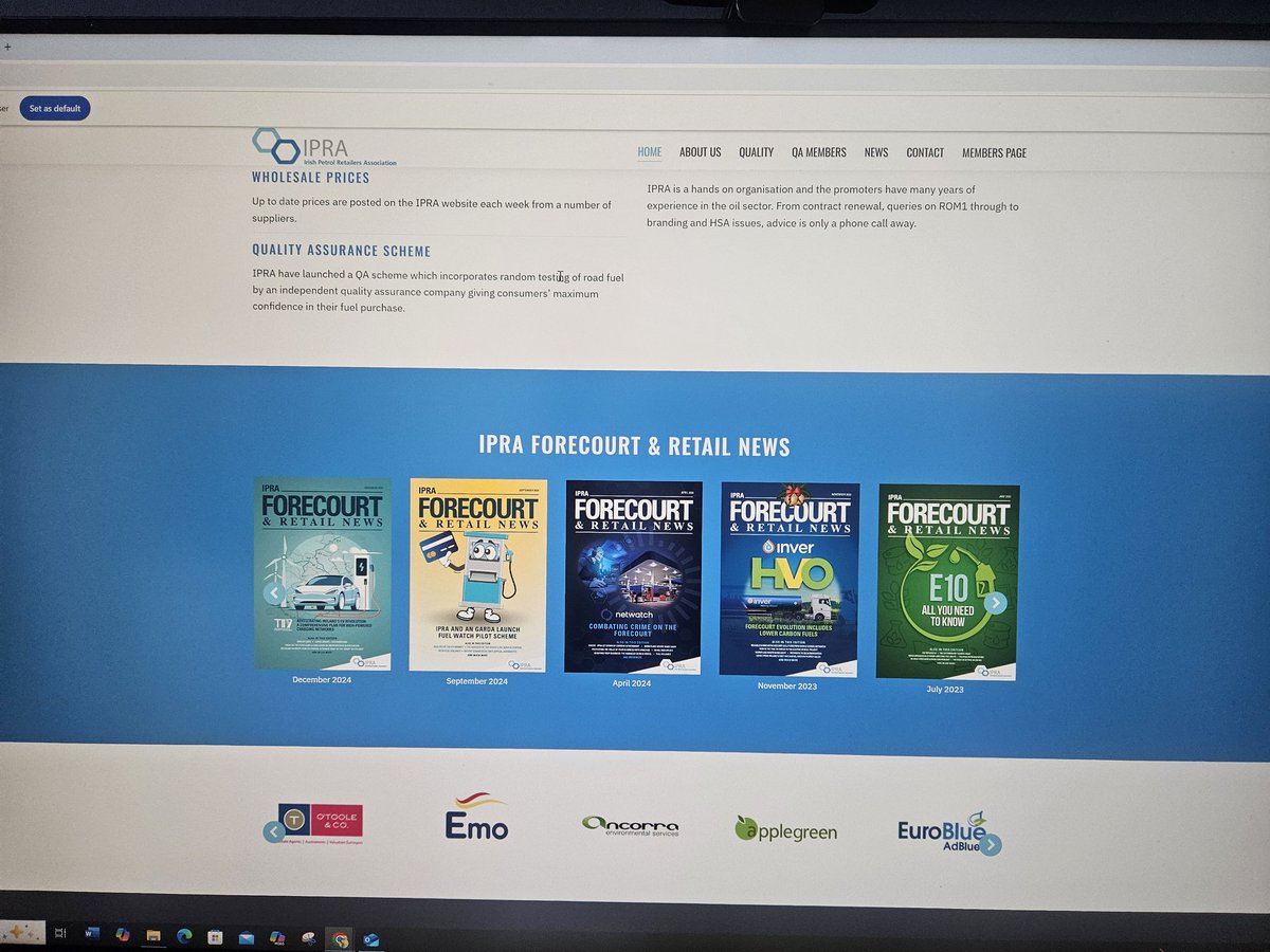 Get your business in front of forecourt owners when they log on every single day of the year. Contact us for corporate membership. ipra.ie/forecourt-reta… #retail #petrol #forecourt