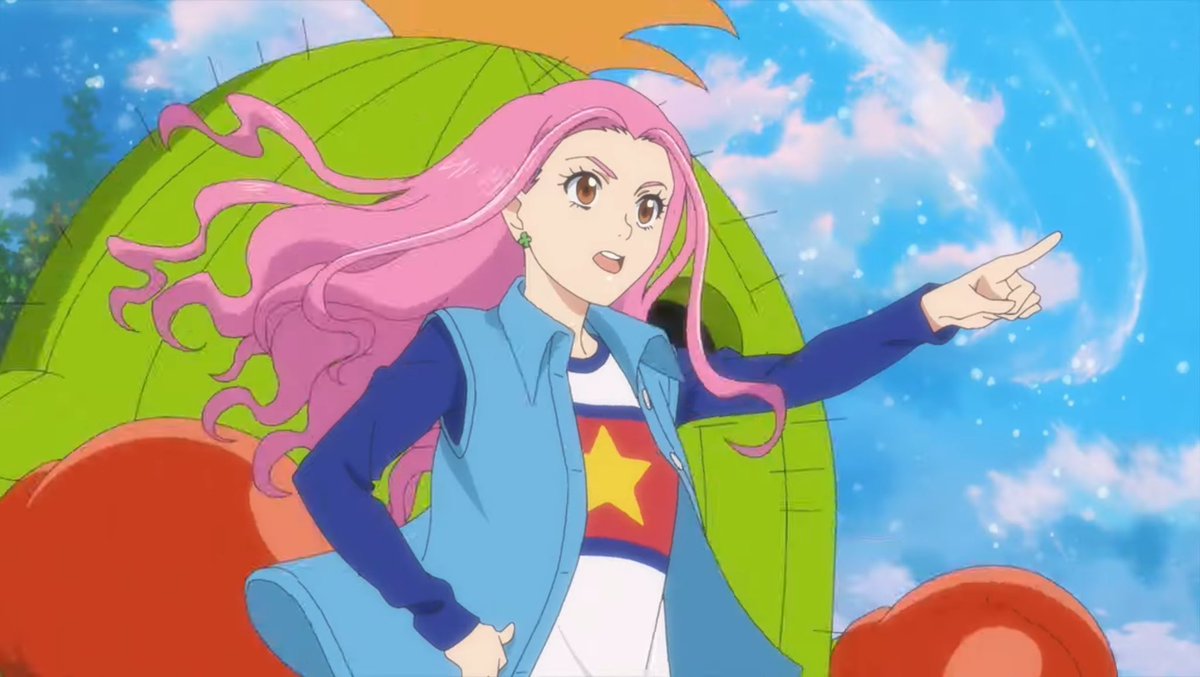 XDProtag's tweet image. The best part of digimon con was not all the new announcements BUT A NEW CANON INSTANCE OF PINK HAIR MIMI LETS GO!!!!!!