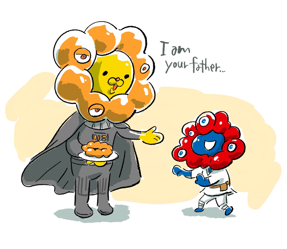 I am your father…

（※原作者非公式ファンアートです）