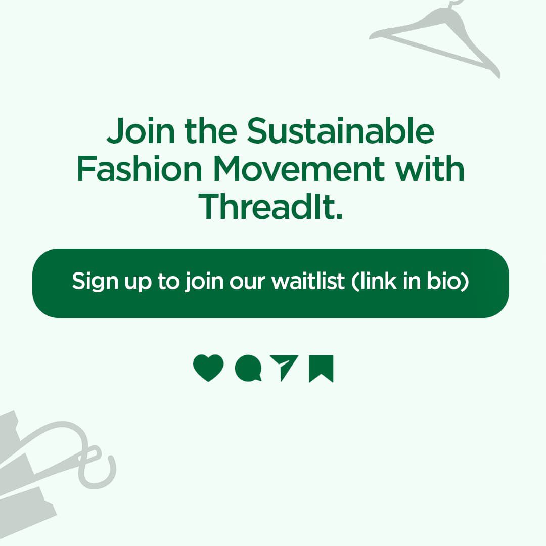 Threaditafrica's tweet photo. Join the Sustainable Fashion Movement with ThreadIt. 💚
Let's work together to reduce fashion waste and promote sustainable practices. Share your thoughts on sustainable fashion and let's inspire change!

 #SustainableFashion #ThreadIt #FashionWasteReduction #NKWO #Fashion https://t.co/sqg61cuxmO