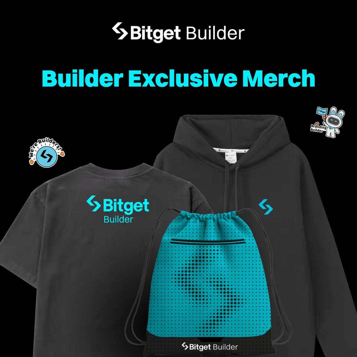 Alpha_tradfi's tweet photo. "Rep the #BitgetBuilders spirit in style!
๐ To grab exclusive merch and show the world you're part of the future of crypto join Bitget Builders Program ๐ทโโ๏ธ
"Join , Build and Grow Together
โget yours now! ๐ฅ๐ #Bitgetโฏโฏโฏ #BitgetMerch" https://t.co/bM9RVIvYJt