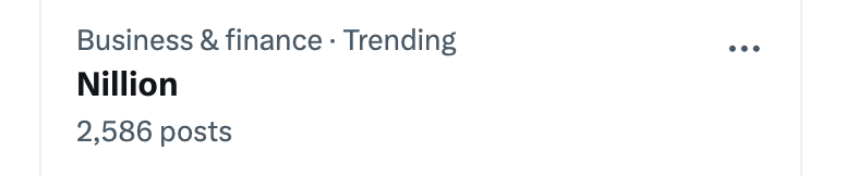 Less than 1 hour and we are trending!