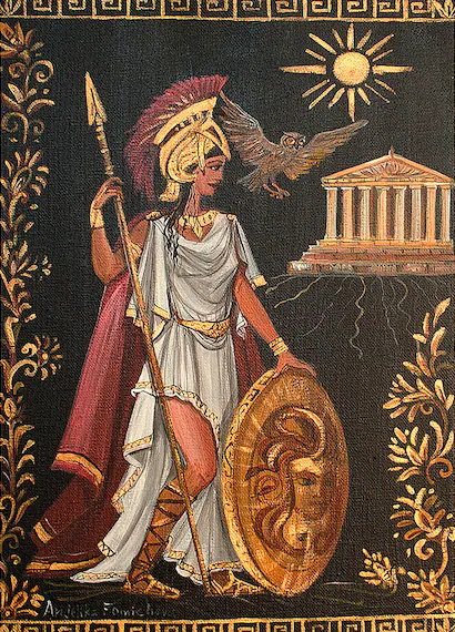 RealHellenist's tweet photo. Hail Athena 🦉 https://t.co/MZQJlP5FUP