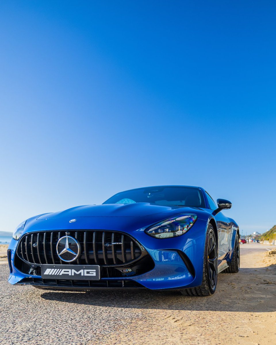 Spring is officially here🎉 Leave the winter blues behind and drive into bright blue skies #spring2025 #springequinox #amg #amggt #mercedesamg #mercedesbenz