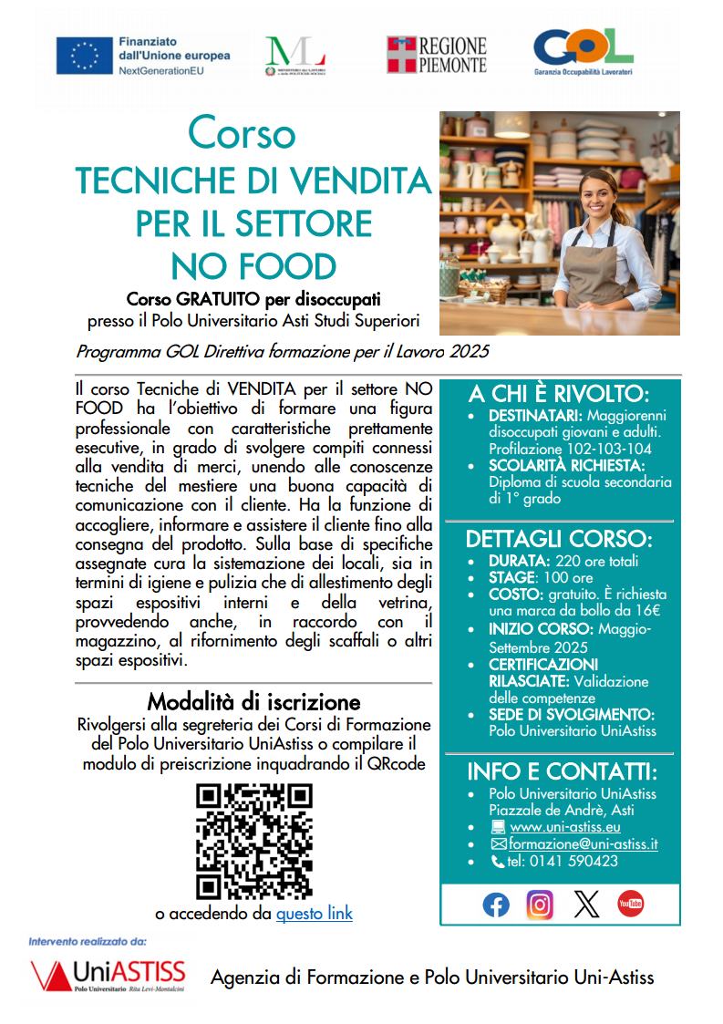 uniastiss's tweet photo. Corsi di formazione gratuiti in partenza nei prossimi mesi tra Maggio e Settembre presso il Polo Universitario UNI-ASTISS https://t.co/8O4Wc8yIUX