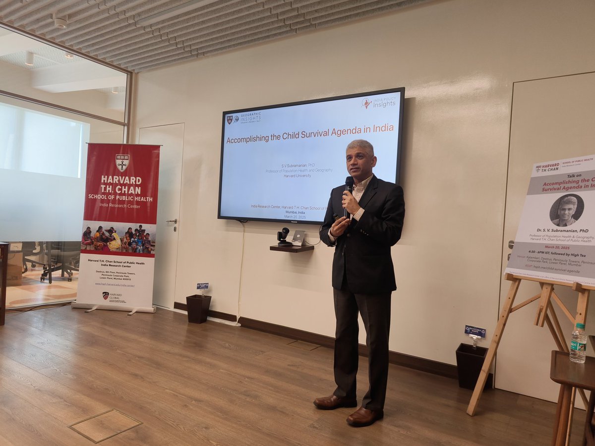 Harvard Chan - India Research Center (@harvardchanirc) on Twitter photo Live now: Accomplishing the Child Survival Agenda in India with Prof SV Subramanian at <a href="/HarvardChanIRC/">Harvard Chan - India Research Center</a> Live now: Accomplishing the Child Survival Agenda in India with Prof SV Subramanian at <a href="/HarvardChanIRC/">Harvard Chan - India Research Center</a>