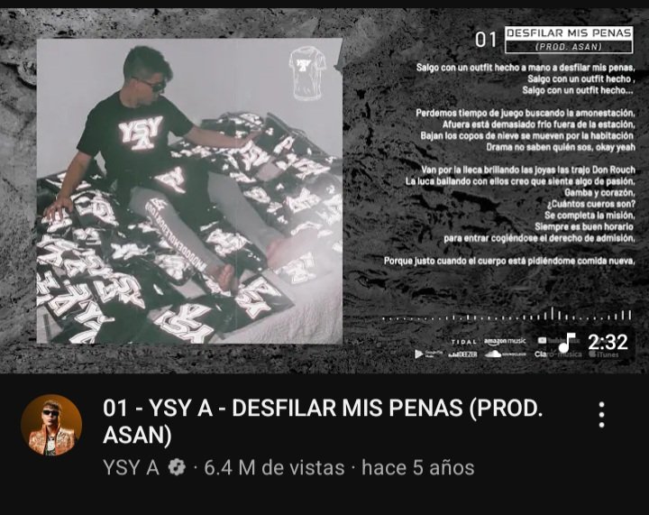 HomeroYsyA's tweet photo. cual es el mejor primer tema de los albums del ysy? https://t.co/u0lHp64m1P