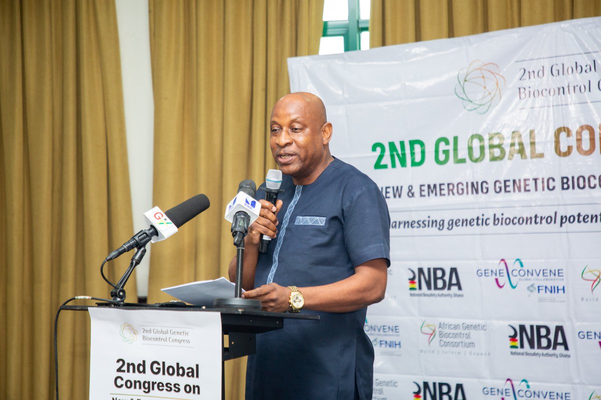 Happening now: Closing ceremony of the 2nd Global Congress on Genetic Biocontrol Technologies, taking place in Accra, Ghana from 17-20 March 2025.

#2ndGlobalCongress #GeneticBiocontrol #Accra #Ghana