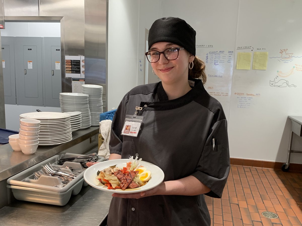 All trainees prepare a #signaturedish as they near graduation from our program. 

Scout created Ramen a Japanese noodle miso soup dish and Pork Dumplings!!! 

Congratulations, Scout, on your upcoming graduation! 🤩🏆 #lifeskitchen #servingsecondchances  lifeskitchen.org/training-progr…
