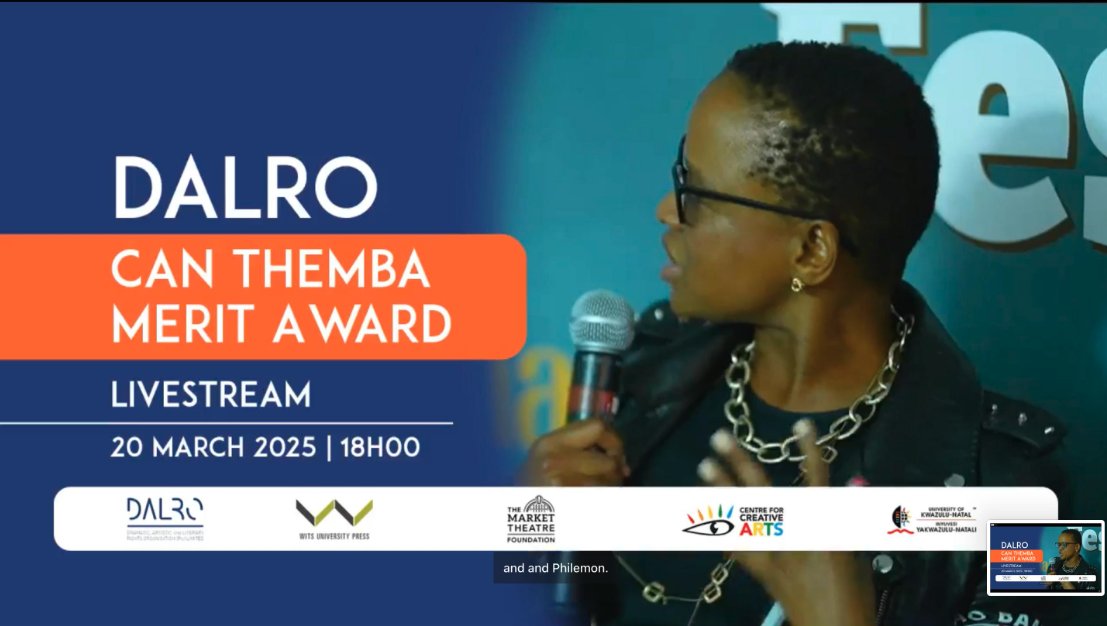 TheDALRO's tweet photo. Don't miss out on the interesting discussions embracing literary arts in South Africa.
Also an exciting announcement will be shared soon.
Watch live now: https://t.co/QUxGt338d3
#DALRO #TimeoftheWriterFestival #TimeoftheWriter #CanThemba #TOW2025 #TOTWF https://t.co/EeF9dvlnOV