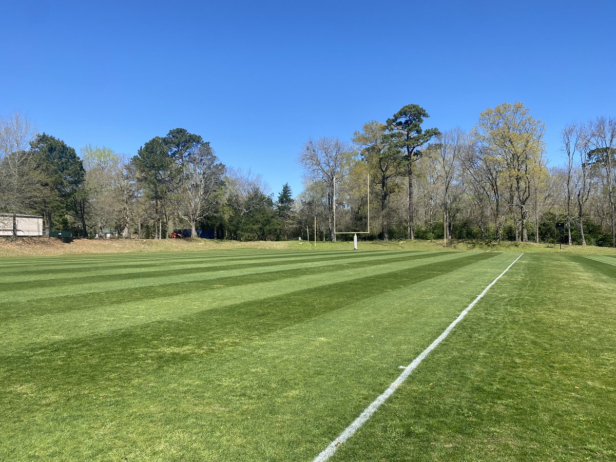 Nik Nelson (@coachniknelson) on Twitter photo 4 days until Spring Practice #1 and our man <a href="/AndrewK1547/">Andrew_Kendall</a> has been in his bag on that mower!
Where else can you get two beautiful practice fields lined with pine trees like we have here in Nacogdoches, grateful to be able to call this place home! 🌲🪓 4 days until Spring Practice #1 and our man <a href="/AndrewK1547/">Andrew_Kendall</a> has been in his bag on that mower!
Where else can you get two beautiful practice fields lined with pine trees like we have here in Nacogdoches, grateful to be able to call this place home! 🌲🪓