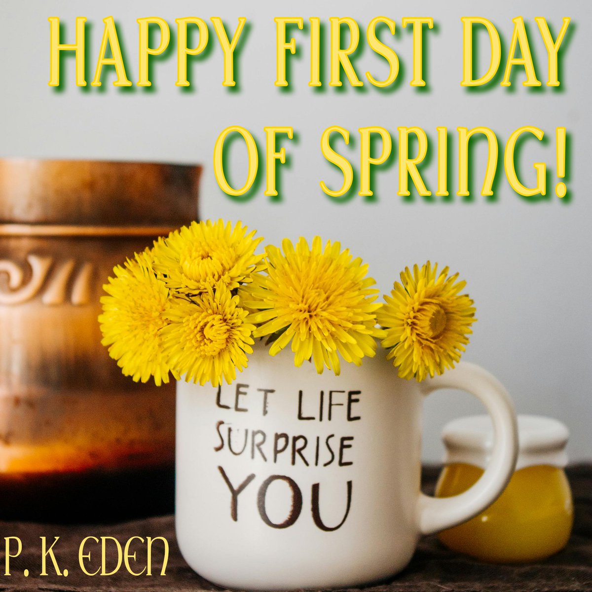 PKEdenAuthor's tweet image. Happy first day of Spring! What flowers are blooming near you?

#FirstdayofSpring #Springishere #Springarrived #TheMirrorbyPKEden #mustread #fairytale #urbanfantasy #TheWildRosePress pkedenauthor.live/TheMirrorbyPKE… #BookTwitter #read #reading #readers #ereader
