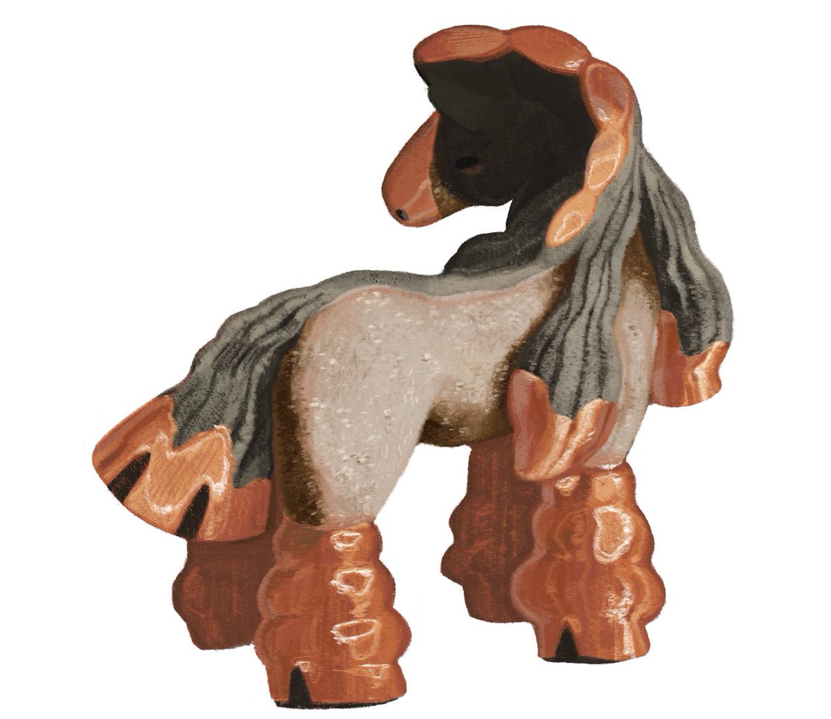 mudsdale de cerámica 🤎