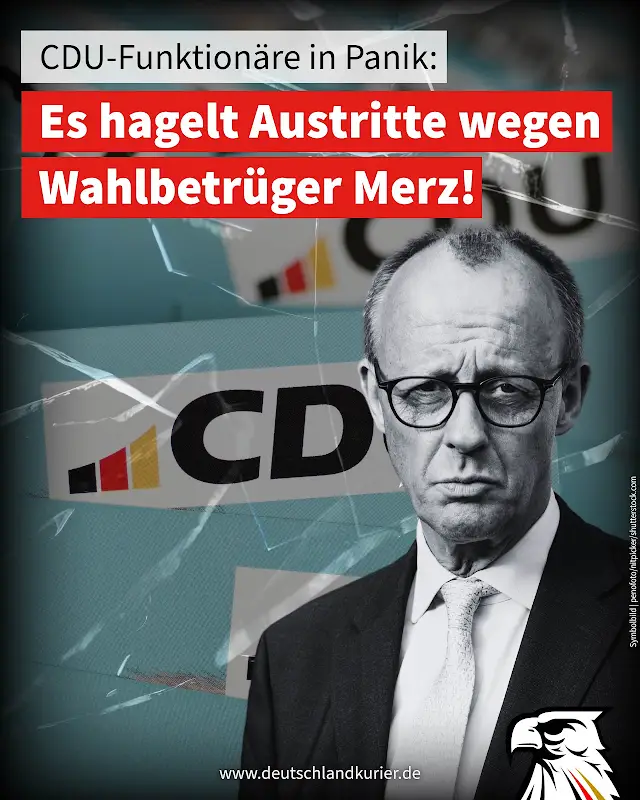 LarsSpringseil's tweet photo. Nach Merkel hat #Wahlbetrรผger Fritze jetzt die #CDU komplett an die Wand gefahren! #Megageil ๐๐Alle in die #AfD eintreten jetzt! ๐๐๐๐ช https://t.co/GIv7xwJFiv