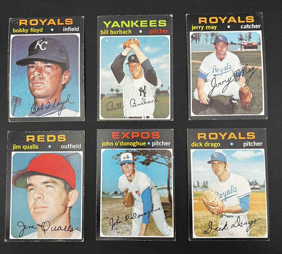 Great #mailday for the ‘71 Topps set build with these highs / SPs #thehobby