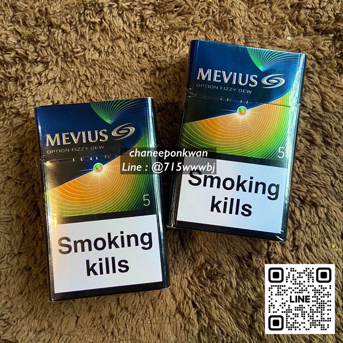 Mevius Option Fizzy Dew 🍈❄️ 📍บุหรี่สัญชาติญี่ปุ่นชื่อดังแท้ๆ  ใบยาพรีเมี่ยม สายเย็น และคือเย็นมากจริงนะ 10/10 เลย  และมาพร้อมเม็ดบีบกลิ่นหอมเมล่อนอ่อนๆ ละมุนละไม หลังสูบยังมีความหอมในคออีก  อยากได้ความสดชื่น ต้องน้องเมล่อนตัวนี้เลยจ้า 🥶 (Tar 5 mg ...