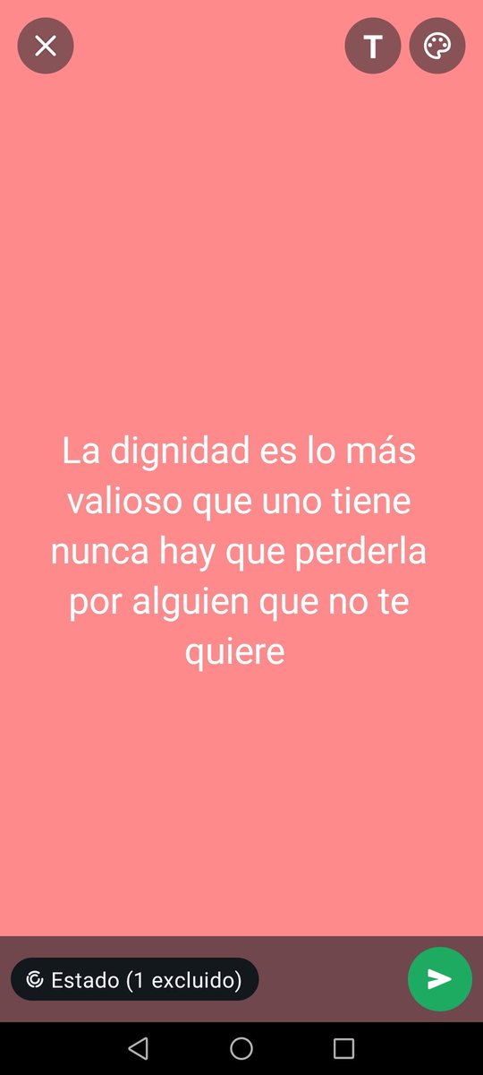 Nunca lo tuve nunca valoro y nunca lo ara voy  de nuevo y cada vez más fuerte