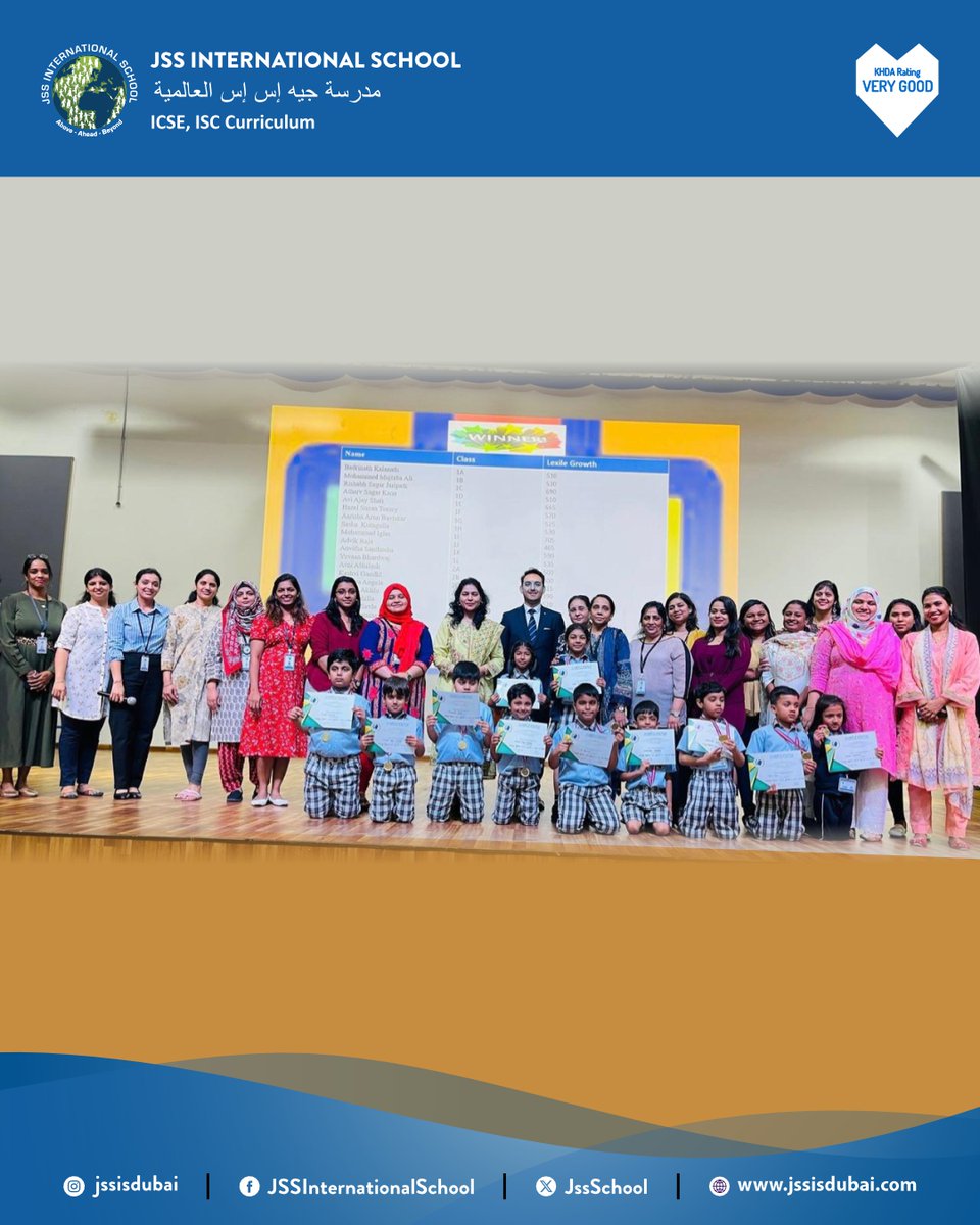 “Celebrating Success!

Congratulations to our Grade 1 and 2 students for achieving the highest Lexile growth in the Level Up Reader program!

Your dedication and love for reading truly shine through. Keep reaching for the stars, young readers!